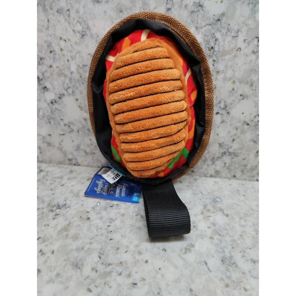 Bark Box Famous Flamin' Fetch N Floppy Fajitugs Dog Toy •‎ Large 50+ Lbs NEW